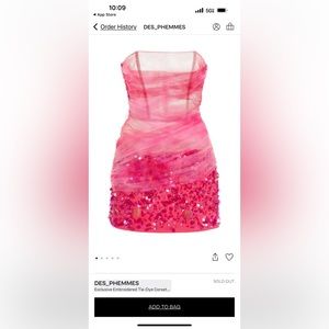 Des Phemmes Tie Die Corset